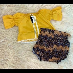 Girls boutique outfit set